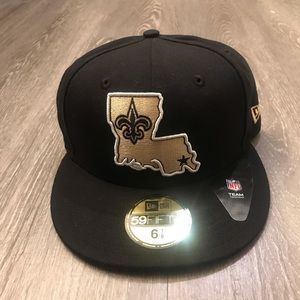 New Orleans‎ Saints New Era 59Fifty NFL On-Field Fitted Hat Adult Size 6 7/8​